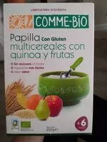 Azúcar y nutrientes en Comme bio