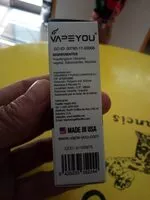 Azúcar y nutrientes en Vape you