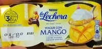 Quantité de sucre dans Yogur con mango