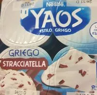 Cantidad de azúcar en Yaos estilo griego strcciatella