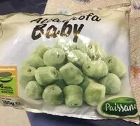Sokerin määrä sisällä Alcachofas Baby