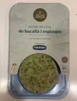 Quantité de sucre dans Hamburguesa de bacalao y espinacas