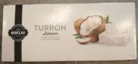 Jumlah gula yang masuk Turron de coco