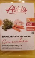 Cantidad de azúcar en Hamburguesa de pollo con zanahoria