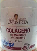 Suhkru kogus sees Colágeno con Magnesio y Vitamina C sabor Fresa