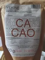 Azúcar y nutrientes en Vekine