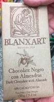 入っている砂糖の量 Chocolate negro con almendras
