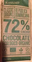 入っている砂糖の量 Chocolate ecológico 72%