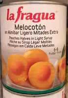 Cantidad de azúcar en Melocotón en almíbar