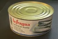 Cantidad de azúcar en Sardines à huile