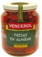 Cantidad de azúcar en Fresas en almíbar