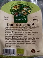 Suhkru kogus sees Cous cous integral