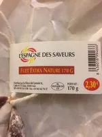 Sucre et nutriments contenus dans L-espagne des saveurs