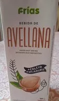Cantidad de azúcar en Bebida de avellanas