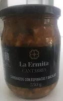 Suhkru kogus sees Garbanzos con espinacas y bacalao