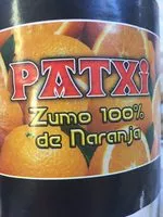 Sucre et nutriments contenus dans Patxi