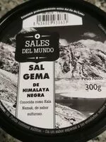 Quantité de sucre dans Sal Gema de Himalaya Negra
