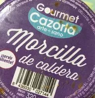 Cantidad de azúcar en Morcilla de Caldera