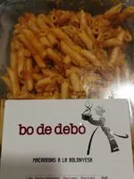İçindeki şeker miktarı Macarrons a la bolonyesa