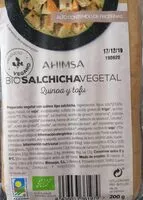 Количество сахара в Biosalchicha Vegetal Quinoa y Tofu