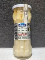 Suhkru kogus sees Espárragos Blancos de Navarra Extra gruesos