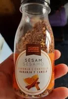 Cantidad de azúcar en Sésamo naranja y canela