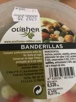 Cantidad de azúcar en Banderillas