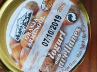 चीनी की मात्रा Iogurt amb avellanes