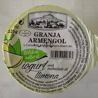 चीनी की मात्रा Iogurt amb mermelada de llimona
