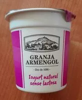 चीनी की मात्रा Iogurt natural sense lactosa