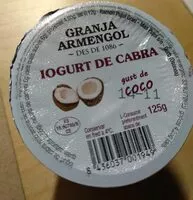 चीनी की मात्रा Iogurt de cabra gust de coco
