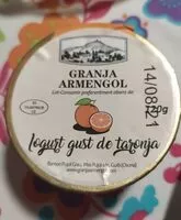 चीनी की मात्रा Iogurt gust de taronja