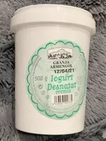 चीनी की मात्रा Iogurt desnatat cremós