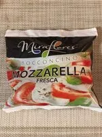 Cantidad de azúcar en Mozzarella fresca