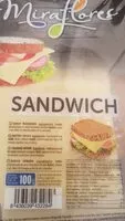 Cantidad de azúcar en Fromage tranche sandwich