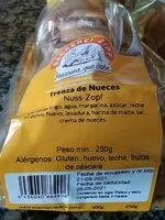 Cantidad de azúcar en Trenza de nueces