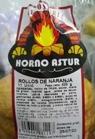 Azúcar y nutrientes en Horno astur