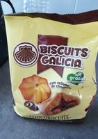 Sucre et nutriments contenus dans Biscuits galicia