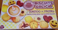 Azúcar y nutrientes en Biscuits galicia