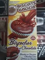 चीनी की मात्रा Bizcochos al chocolate