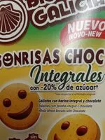 चीनी की मात्रा Sonrisas chocolate integrales