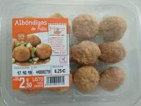 Suhkru kogus sees Albóndigas de pollo