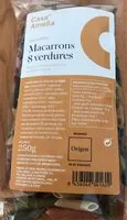 含糖量 Macarrones verdura