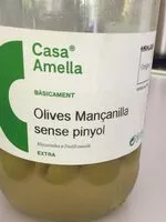 含糖量 Olives mançanilla sense pinyol