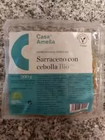 含糖量 Hamburguesa cereales Sarraceno con cebolla Bio