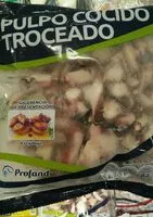 Cantidad de azúcar en Pulpo cocido troceado