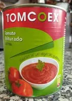 Cantidad de azúcar en Tomate triturado