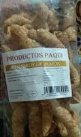 Azúcar y nutrientes en Productos paqui