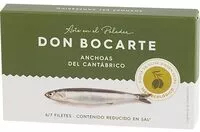 Cantidad de azúcar en Anchoas del Cantábrico