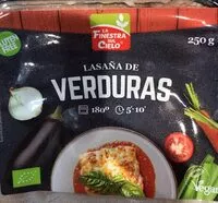 Sokerin määrä sisällä Lasaña de verduras